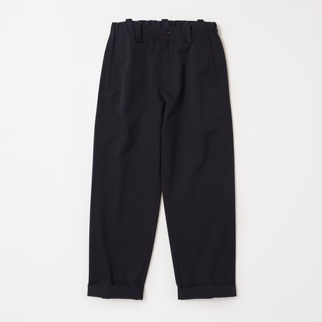 tone / WOOL GABARDINE WORK PANTS / NAVY