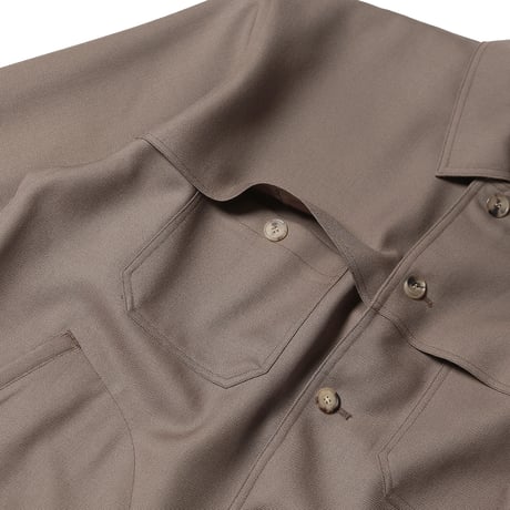tone / CAVALRY TWILL CRUISER SHIRT / CINNAMON