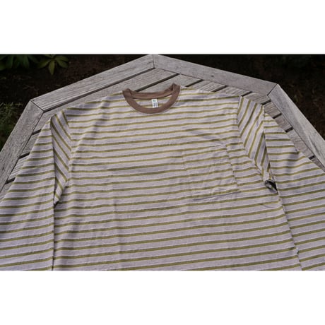 NOROLL / UNEVENNESS L/S TEE / GREEN