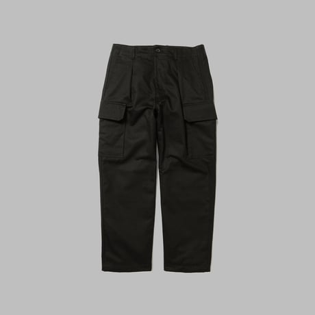 tone / HERRINGBONE CARGO PANTS / CHACOAL
