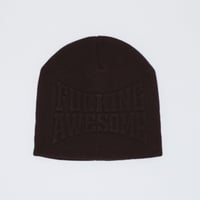FUCKING AWESOME / KO EMBOSSED BEANIE / BLACK