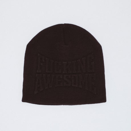 FUCKING AWESOME / KO EMBOSSED BEANIE / BLACK