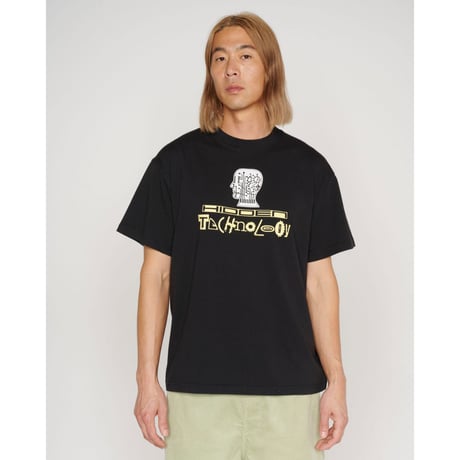 BRAIN DEAD / HIDDEN TECH T-SHIRT / BLACK