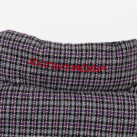 SOL soonerorlater / REVERSIBLE PUFFER VEST / GRAY & PURPLE