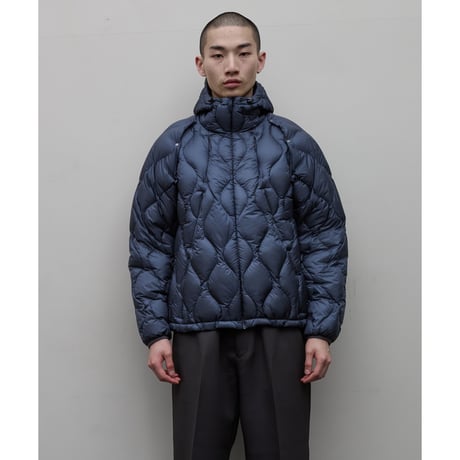 BAL / x TAION REMOVABLE SLEEVE DOWN JACKET / BLUE GRAY