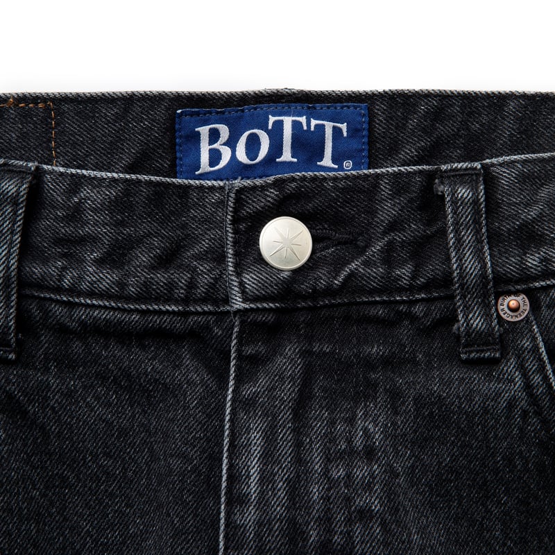 パンツ BoTT LOOSE-FIT JEAN WASHED BLACK BoTT / LOOSE-FIT JEAN / WASHED BLACK | Sophomore