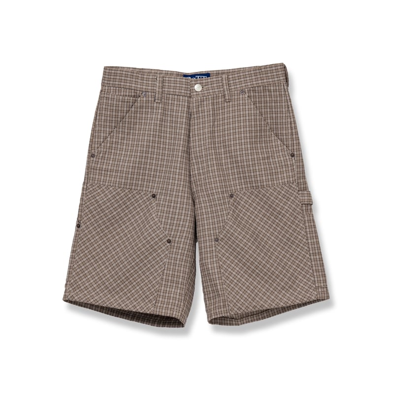 BoTT / PLAID DOUBLE KNEE SHORT / NATURAL | Soph