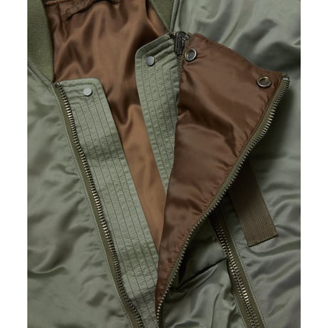 BAL / x SPIEWAK DOUBEL ZIP BOMBER JACKET / ALPHA GREEN