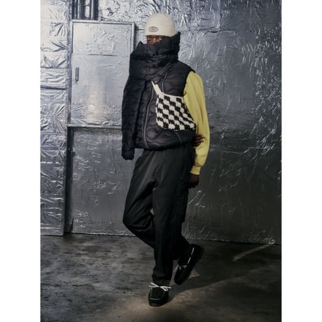 BAL / REMOVABLE SLEEVE DOWN JACKET / BLACK