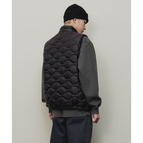 BAL / REMOVABLE SLEEVE DOWN JACKET / BLACK