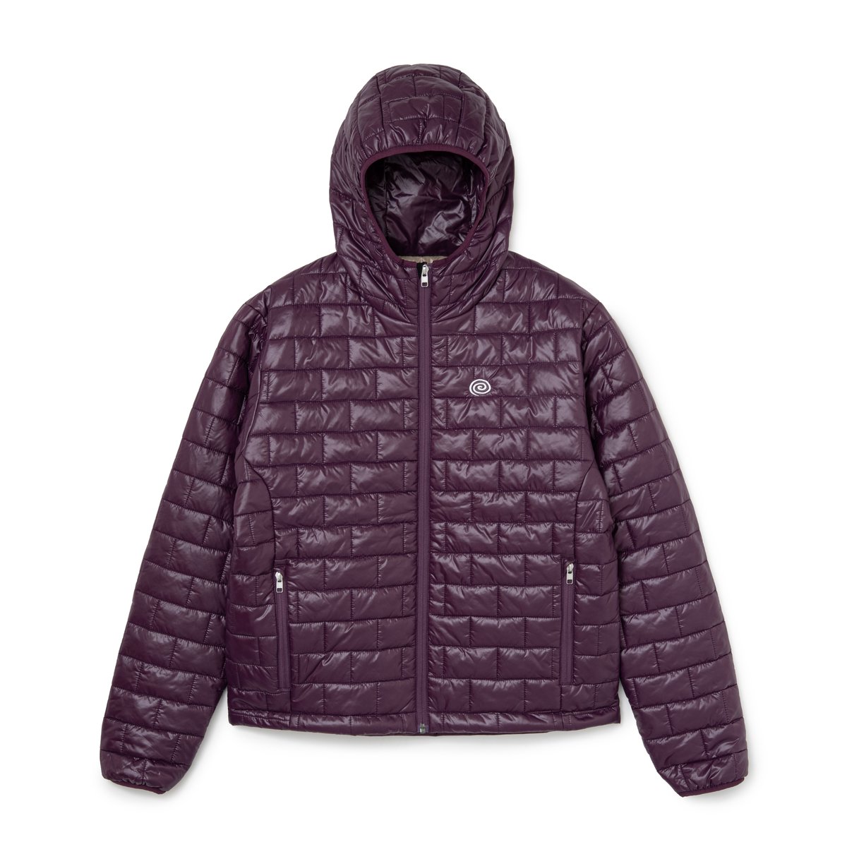 SOL soonerorlater / BRICK PUFFER JACKET / PURPL