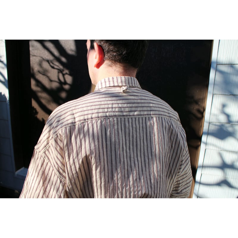 NOROLL / NORMAL SHIRT STRIPE S/S / BLUE | Sopho