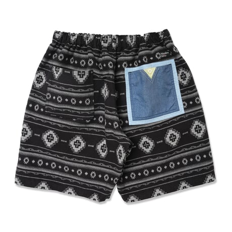 HOMBRE NINO / JACQUARD EASY SHORTS / BLACK