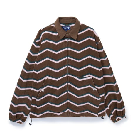 BoTT / FLEECE BOMBER JACKET / BROWN