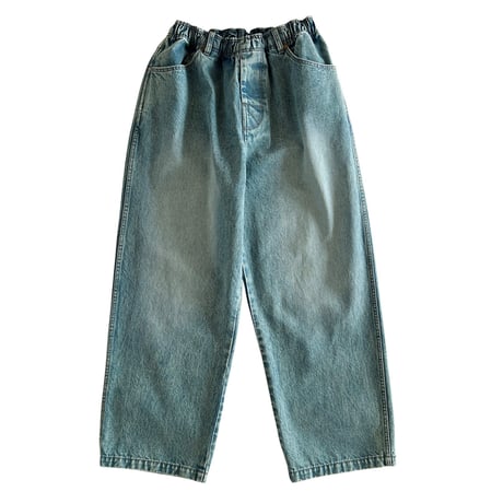 COMFORTABLE REASON / FADE STRAIGHT DENIM / SAND BLUE