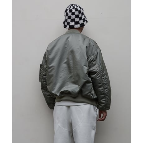 BAL / x SPIEWAK DOUBEL ZIP BOMBER JACKET / ALPHA GREEN