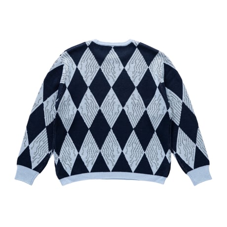 SPECIAL GUEST K.K. / CPU KNIT SWEATER / BLUE