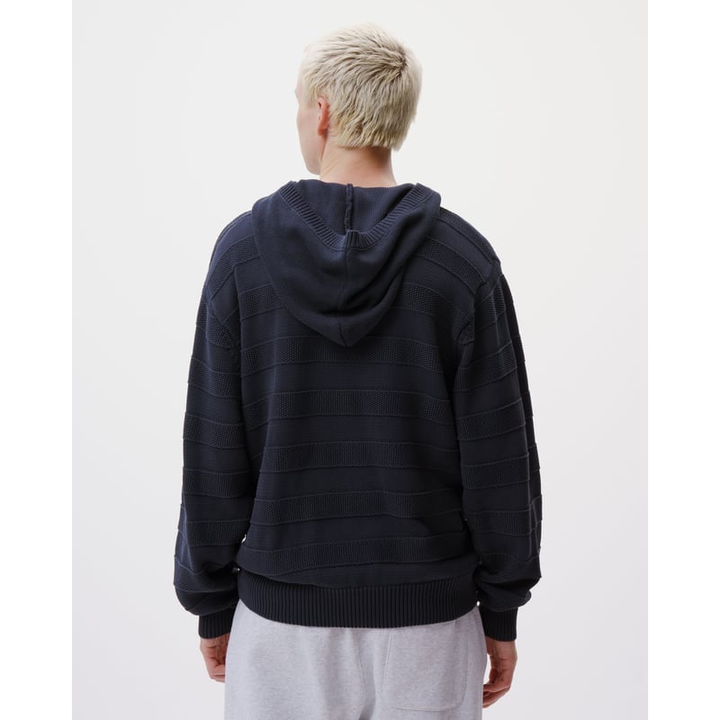 BoTT / KNIT ZIP HOODIE / NAVY | Sophomore