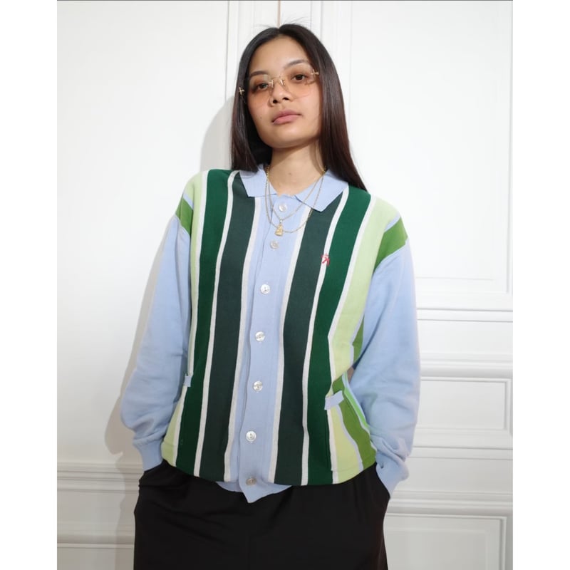 トップス special guest k.k. SG Line Knit Cardigan SPECIAL GUEST K.K. / SG LINE KNIT CARDIGAN / LI