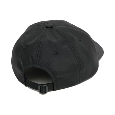 GARBAGE / PRE CURVE BRIM 6 PANEL CAP (4:33) / BLACK (BLACK EMB)