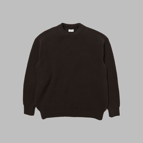 tone / FISHERMAN SWEATER / BROWN
