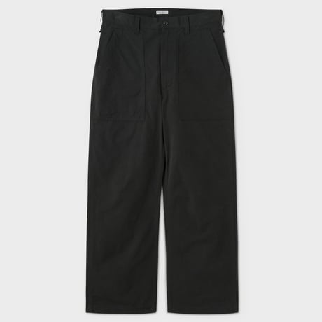 PHIGVEL MAKERS & Co. / WAXED CLOTH FATIGUE TROUSERS / GRAPHITE