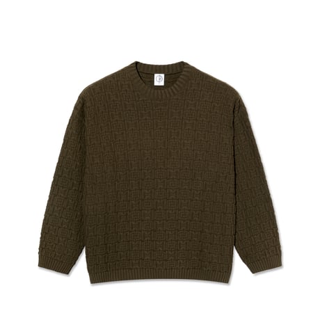 POLAR SKATE CO. / ALEX SWEATER / BROWN