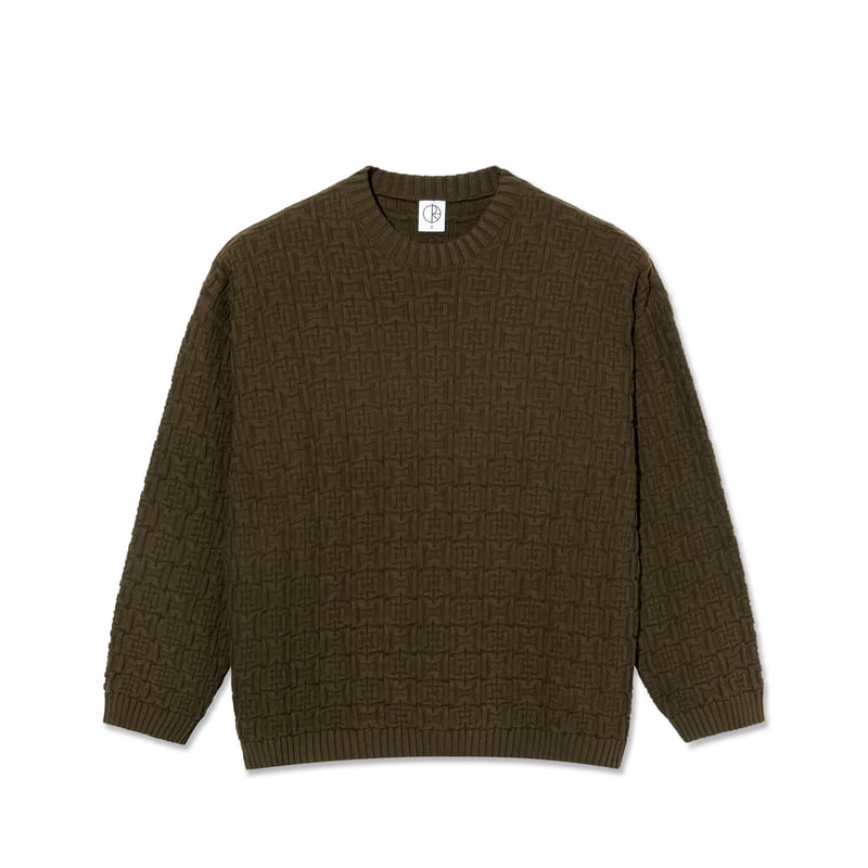 POLAR SKATE CO. / ALEX SWEATER / BROWN | Sophomore POLAR SKATE CO. / ALEX SWEATER / BROWN | Sophomore