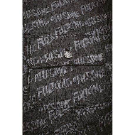 FUCKING AWESOME / HERRINGBONE OVERSIZED WORK JACKET / HERRINGBONE