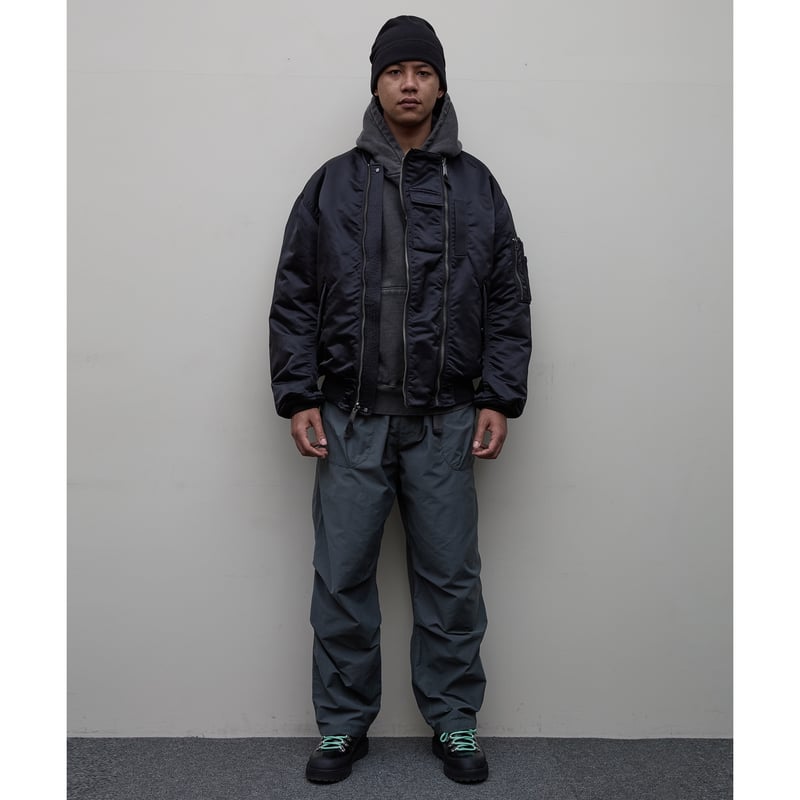 BAL / x SPIEWAK DOUBEL ZIP BOMBER JACKET / BLAC BAL / x SPIEWAK DOUBEL ZIP BOMBER JACKET / BLAC
