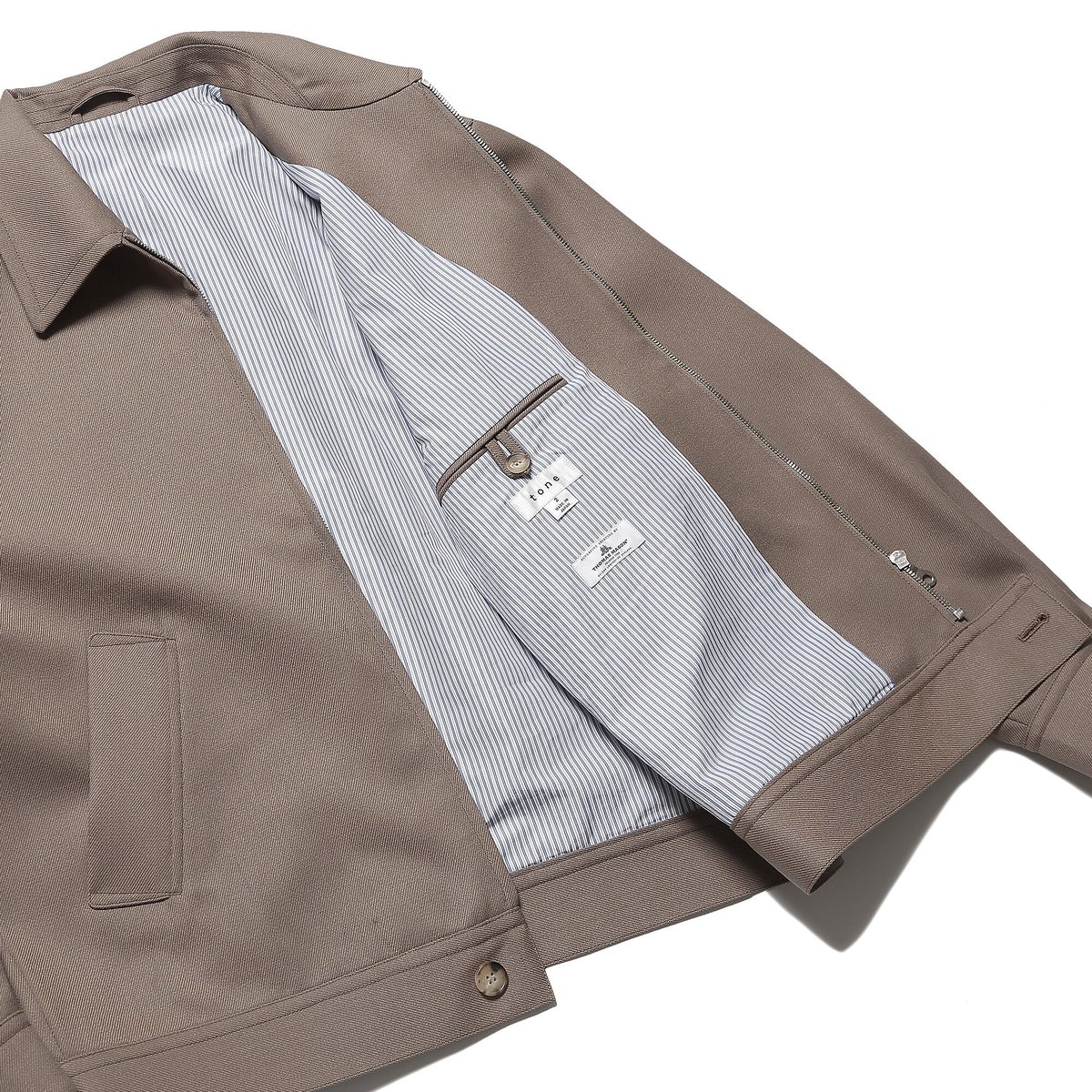 tone / CAVALRY TWILL ZIP UP BLOUSON