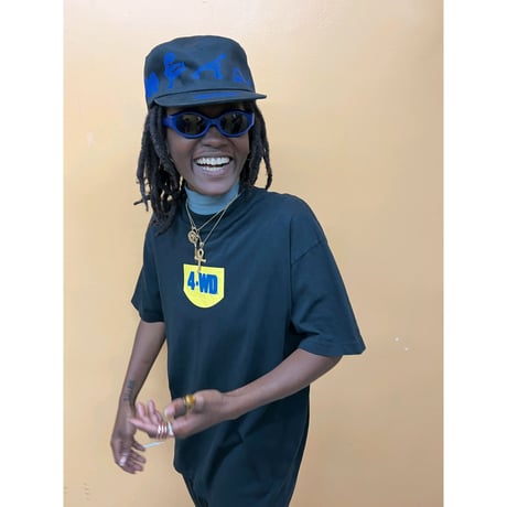 4WD  (4 WORTH DOING) / MEDITATION FLOW PAINTERS HAT / BLACK