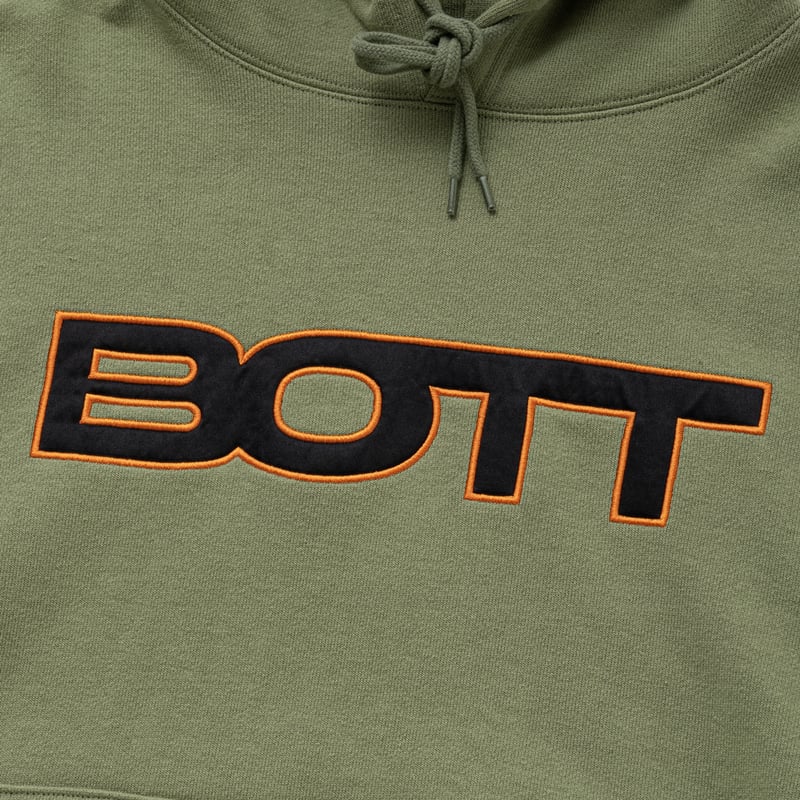 BoTT ボット パーカー カーキ V2 Logo Hoodie オリーブ BoTT / V2 LOGO HOODIE / OLIVE | Sophomore