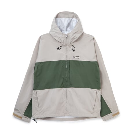 BoTT / 2 TONE SHELL JACKET / KHAKI