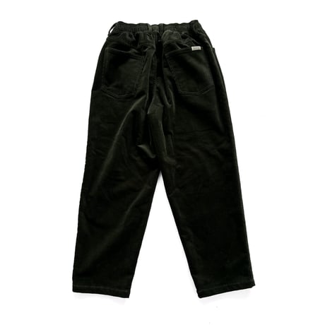 COMFORTABLE REASON / BRUSHED LINING CORDS SLACKS / BLACK