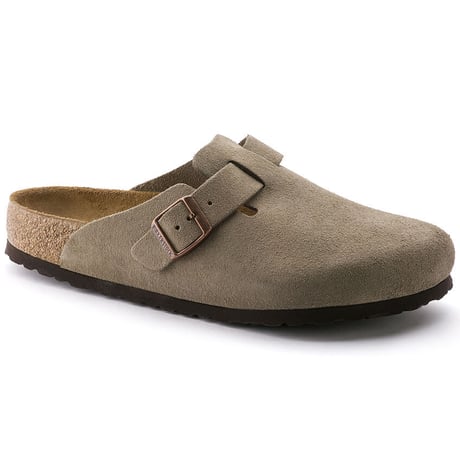 BIRKENSTOCK / BOSTON SUEDE LEATHER REGULAR / TAUPE