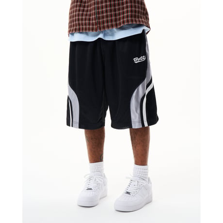 BoTT / PIPED MESH SHORT / BLACK
