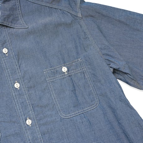 HOMBRE NINO /  x CORONA x a-1 CLOTHIG OVER YOKE SHIRT CHAMBRAY / INDIGO