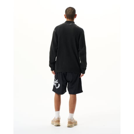 BoTT / ZIP-UP DRIVER'S KNIT / BLACK