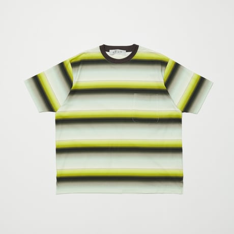 BAL / GRADIENT STRIPE CREW NECK TEE / MINT