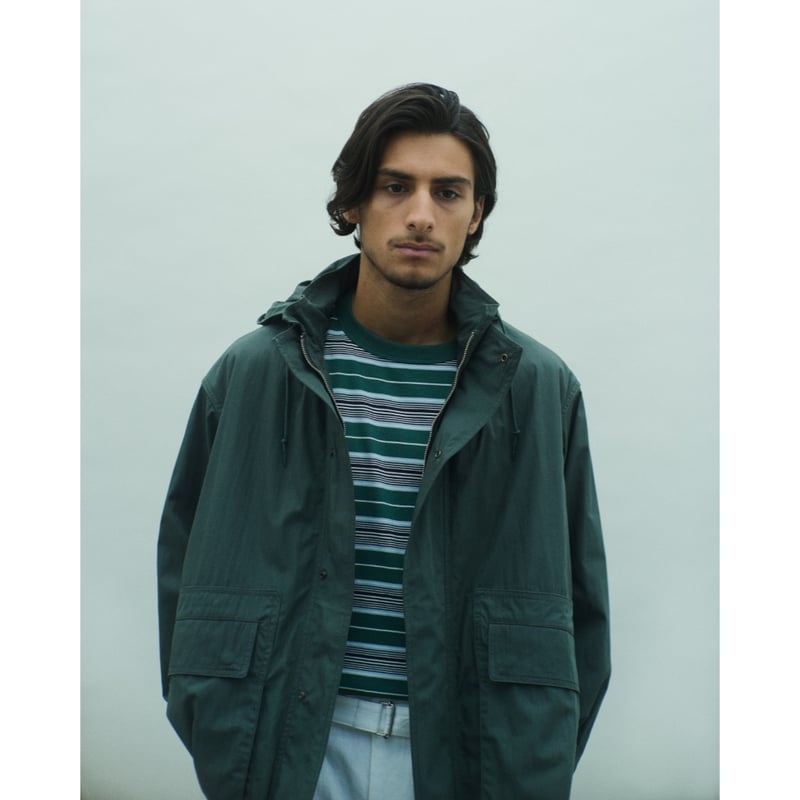 PHIGVEL MAKERS & Co. / BORDER SS TOP / GREEN x