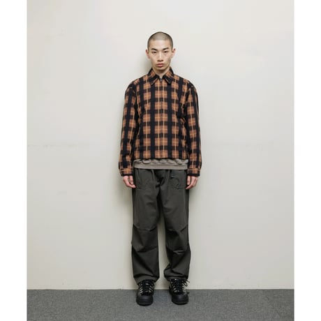 BAL / COTTON WEATHER WIDE MOUNTAIN PANT / CARBON BLACK