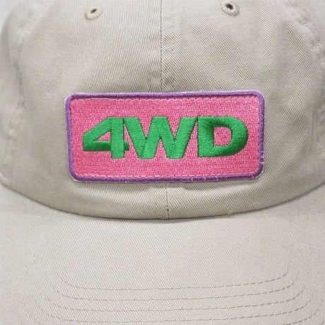 4WD  (4 WORTH DOING) / 4WD LOGO PATCH 5 PANEL HAT / KHAKI