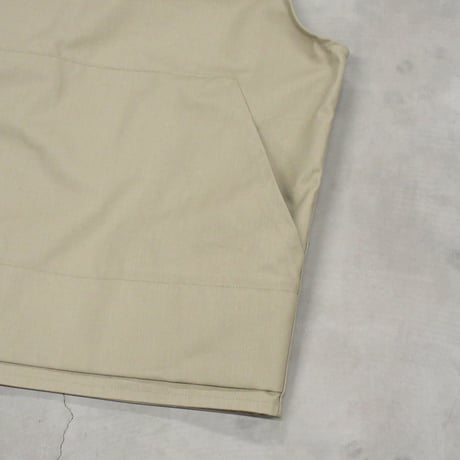 tone / MINIMAL WORK VEST / BEIGE