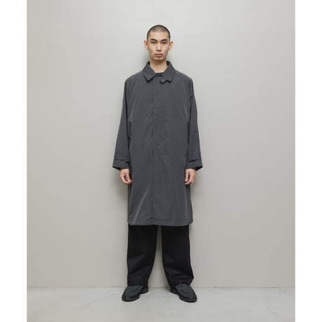 BAL / x TAION BALMACAAN COAT WITH DETACHABLE DOWN VEST / CARBON