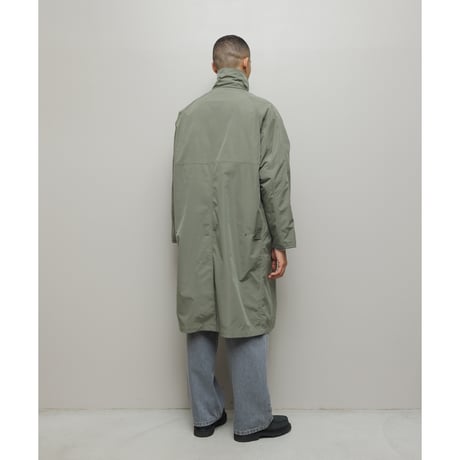 BAL / x TAION BALMACAAN COAT WITH DETACHABLE DOWN VEST / CARBON