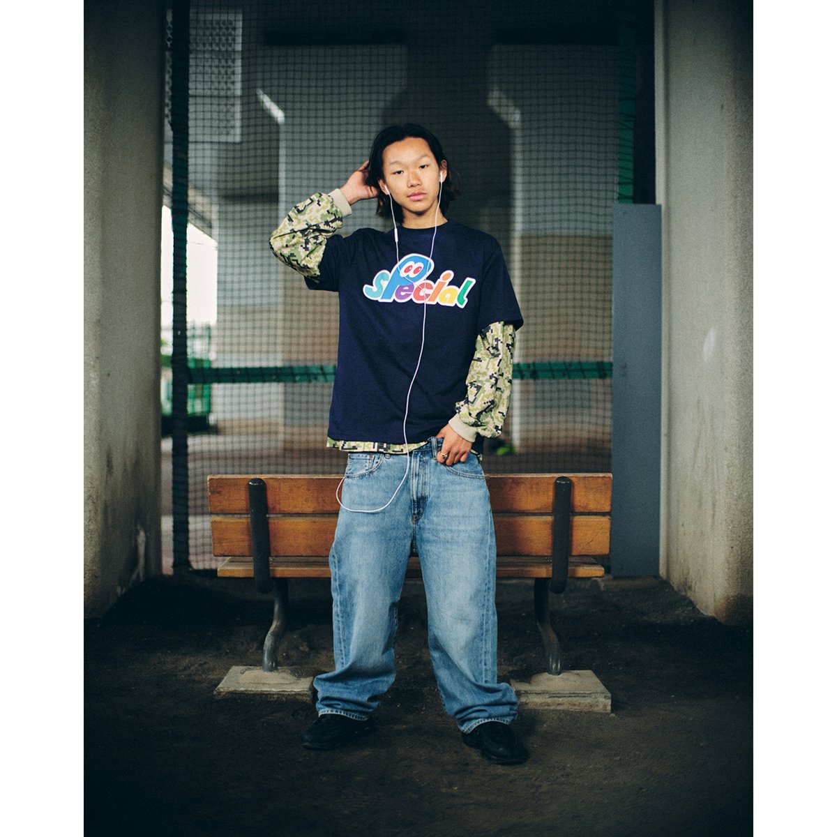 Special Guest K.K. チェック柄Tシャツ M セール】 【MEN】【吸水速乾/UVカット】タータンチェック柄長袖