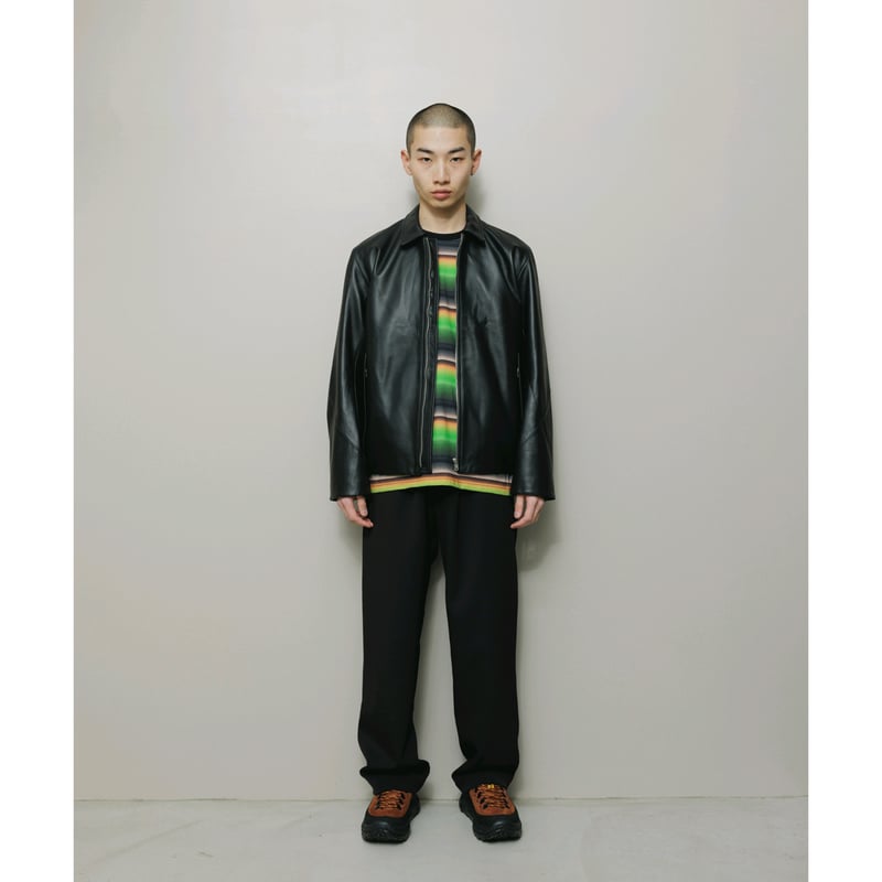 Bal - レザージャケット BAL / TECH LEATHER ZIP JACKET / BLACK | Sophomore