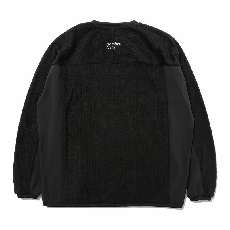 HOMBRE NINO / POLARTEC CREW NECK / BLACK | Soph