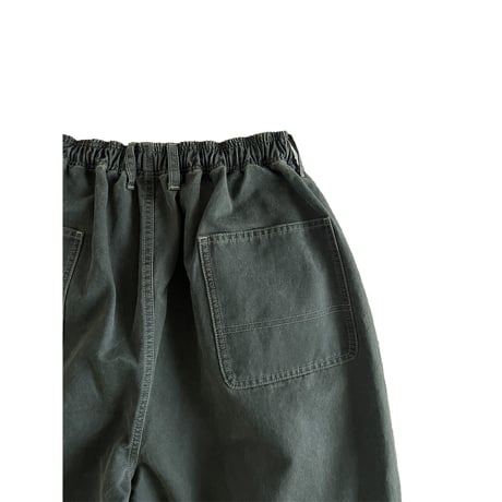 COMFORTABLE REASON / BOTANICAL WAX AGING SHORTS / ACID BROWN